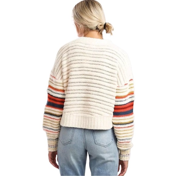 Gilded Intent Oversized Cropped Chenille Sweater - Size XS/Small - Picture 2 of 8